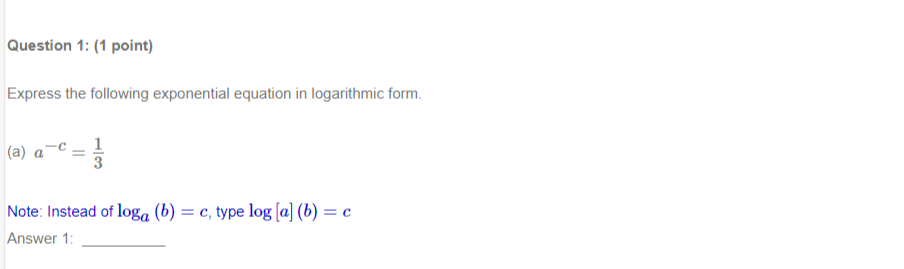 Solved Express the following exponential equation in | Chegg.com ...