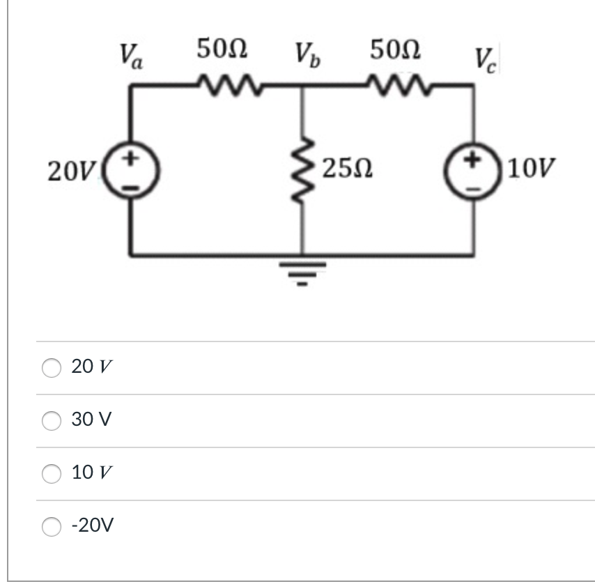 Solved For the circuit shown in figure above, what is the | Chegg.com