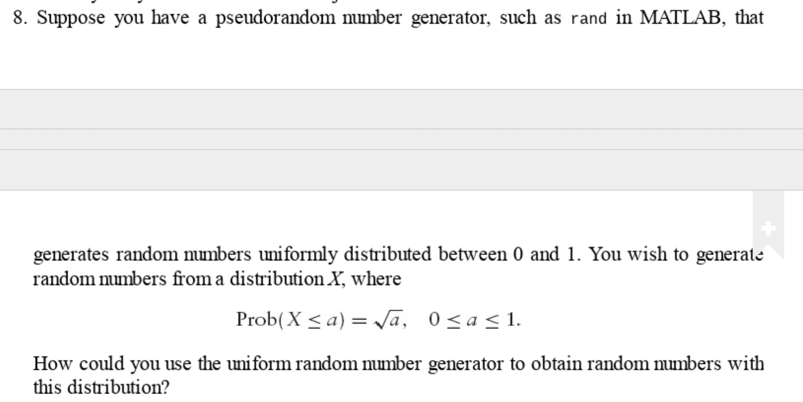 Solved Suppose You Have A Pseudorandom Number Generator, | Chegg.com