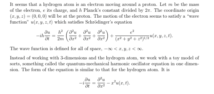 It Seems That A Hydrogen Atom Is An Electron Movin Chegg Com