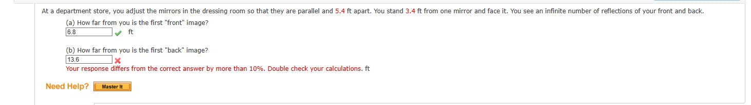 Solved (a) How far from you is the first \
