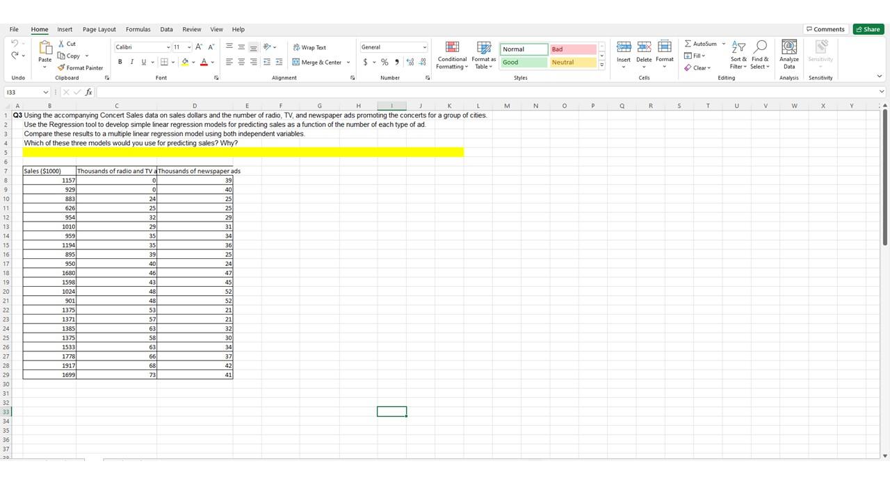 Solved Comments 3 Share Normal Bad TX Conditional Format as | Chegg.com