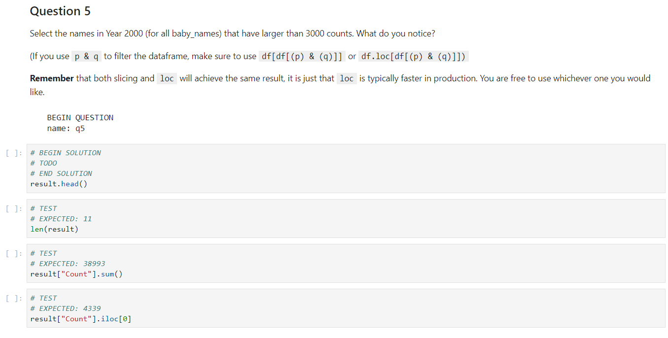 I need help with the following short python | Chegg.com