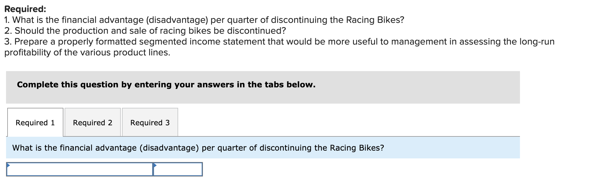 Solved The Regal Cycle Company manufactures three types of | Chegg.com