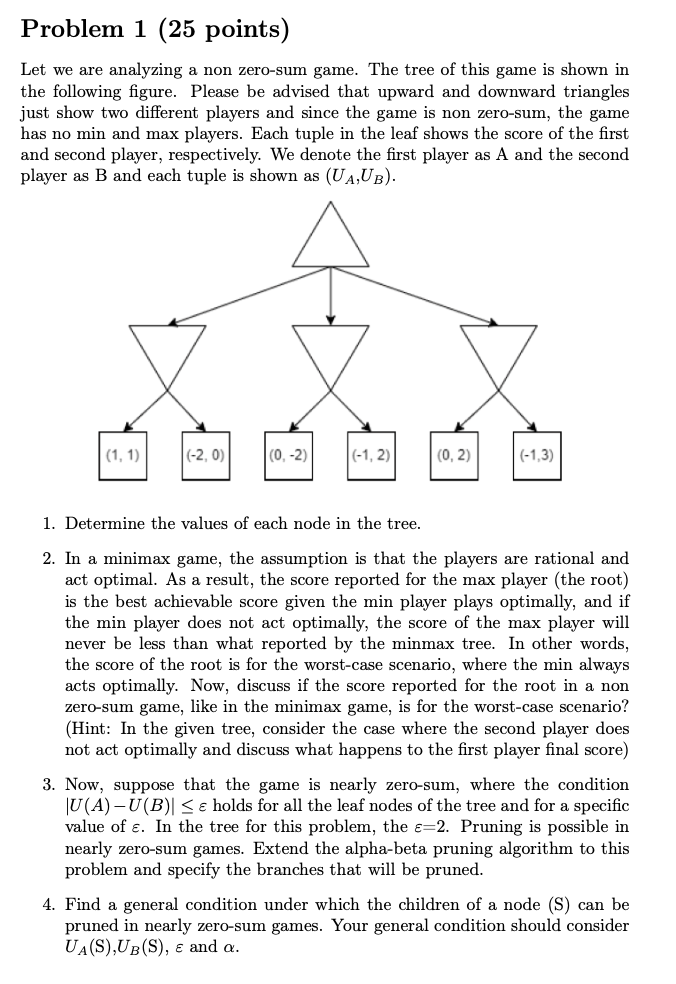 Solved Problem 1Please Give a Solution and not a theory of | Chegg.com