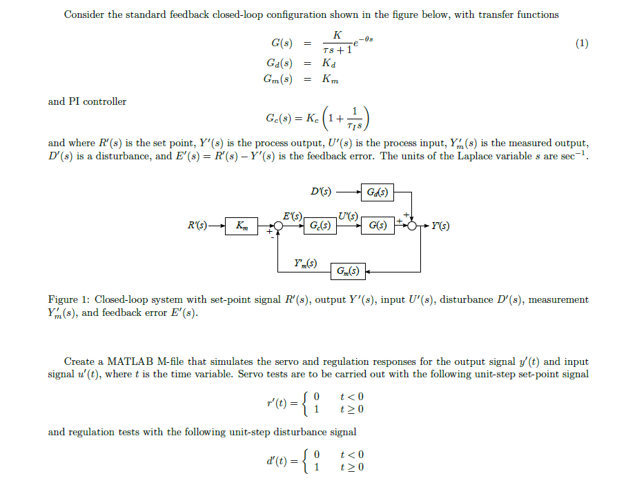 Solved = -08 -e = Κτι Consider the standard feedback | Chegg.com