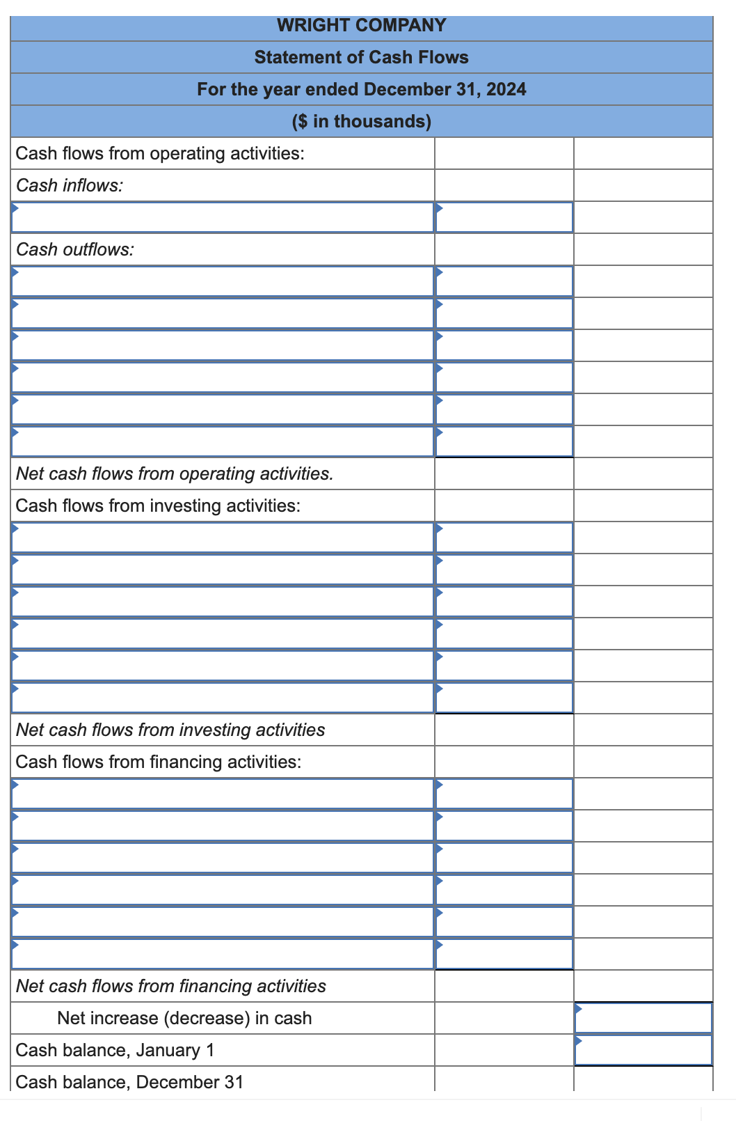 Solved The Comparative Balance Sheets For 2024 And 2023 And Chegg Com   PhpAgV7zc