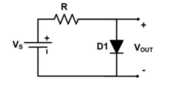 Solved Vs = 10v, R = 1kohm, Vf = 0.7vfind The Voltage (vout) 