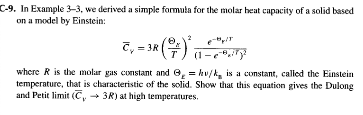 Solved C-9. In Example 3-3, we derived a simple formula for | Chegg.com