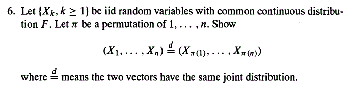 Solved 6. Let {Xt. k ~ 1} be iid random variables with | Chegg.com