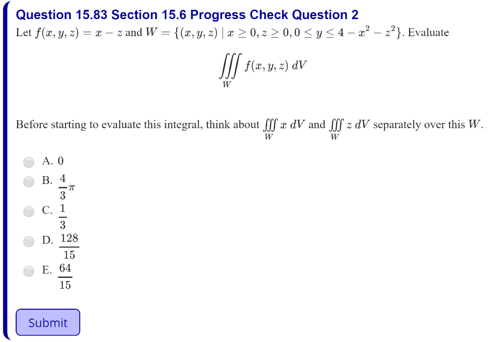 Progress Check Question Solved Question 15.83 Section 15.6 Progress Check Question 2 | Chegg.com