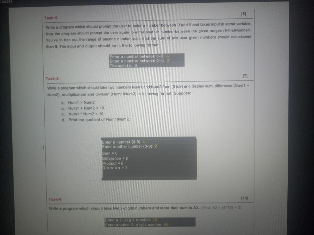 Solved KINDLY WRITE CODE ACCORDING TO INTEL | Chegg.com