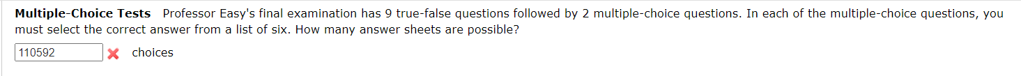 Solved must select the correct answer from a list of six. | Chegg.com