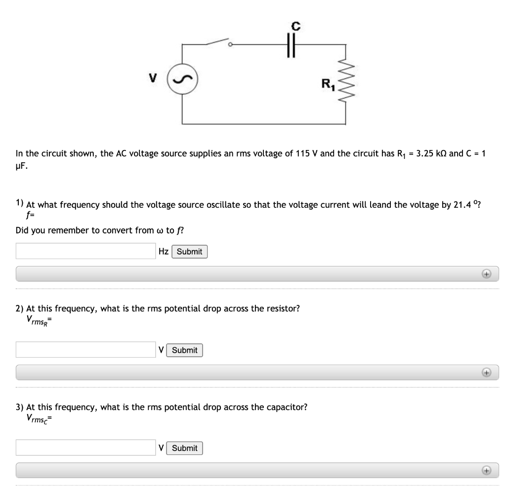Solved V R Www In The Circuit Shown The Ac Voltage Source Chegg Com