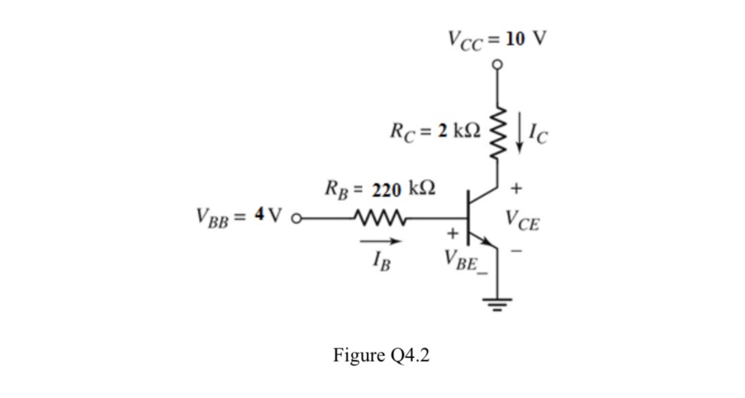 Solved b) A commonemitter BJT circuit as shown in Figure