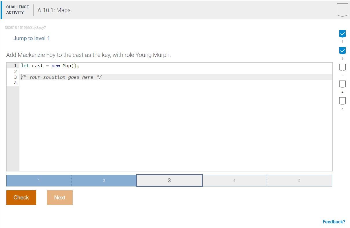 Solved CHALLENGE ACTIVITY 6.10.1: Maps. | Chegg.com