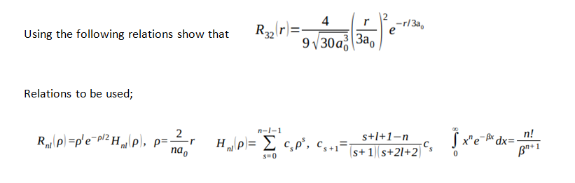 Solved 4 -r3a Using the following relations show that R32 | Chegg.com