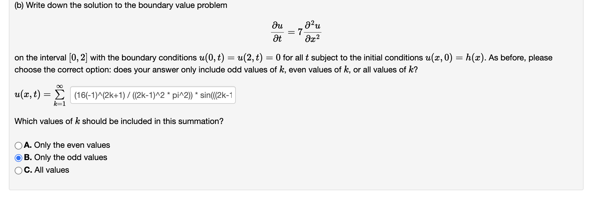 Solved In this problem we'd like to solve the boundary value | Chegg.com