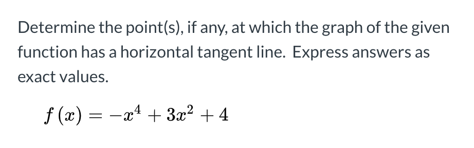 Solved Determine the point(s), if any, at which the graph of | Chegg.com