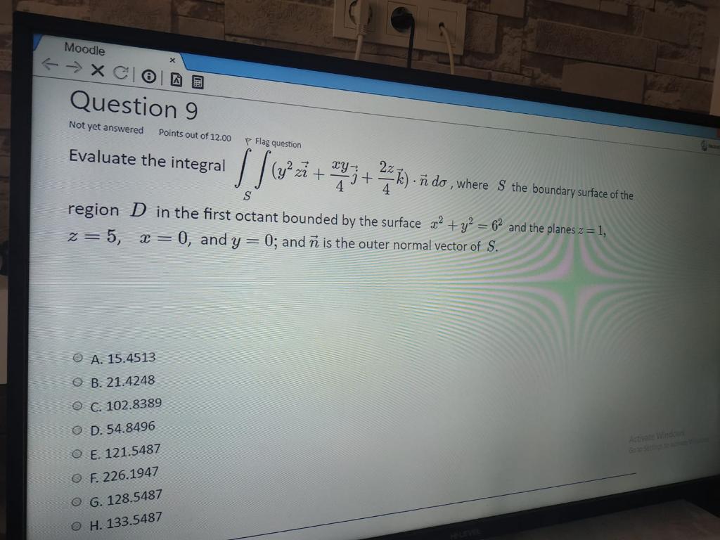 Solved Moodle G X X Question 9 Not Yet Answered Points Ou Chegg Com