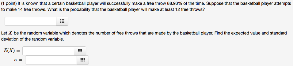 Solved 1 Point It Is Known That A Certain Basketball Chegg Solved 1 Point It Is Known That A Certain Basketball Chegg