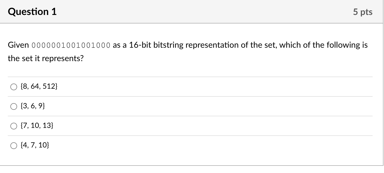 Solved Given 0000001001001000 As A 16-bit Bitstring | Chegg.com