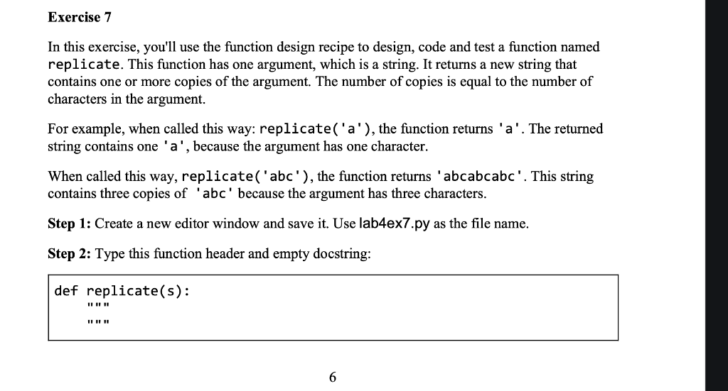Solved Exercise 7 In this exercise, you'll use the function | Chegg.com