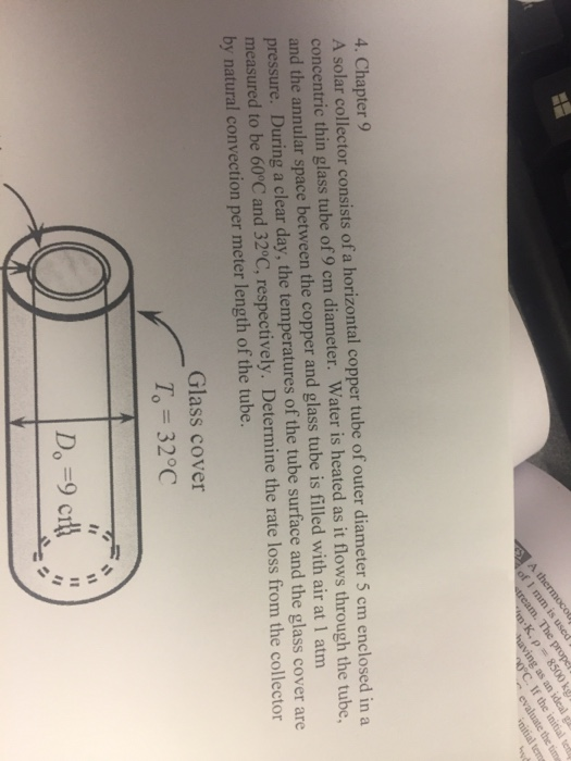 Solved 4. Chapter9 A solar collector consists of a | Chegg.com