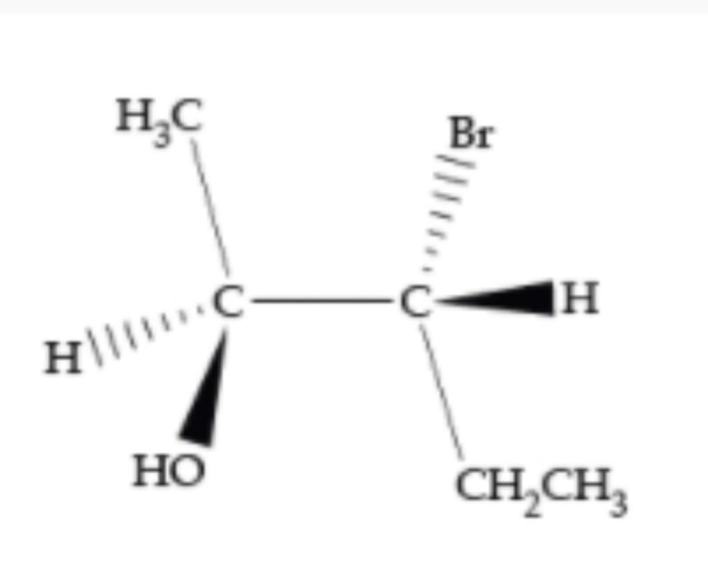 Solved The perspective formula of 3bromo2pentanol with