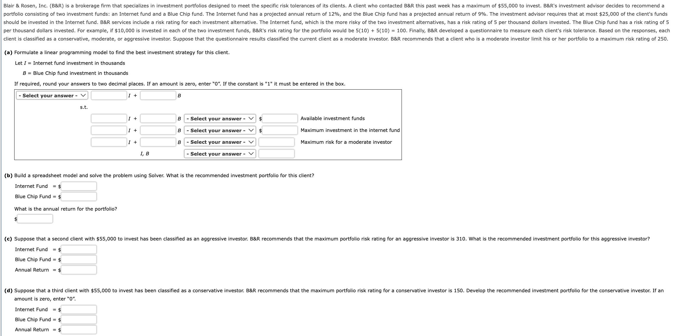 Solved (a) ﻿Formulate a linear programming model to find the | Chegg.com