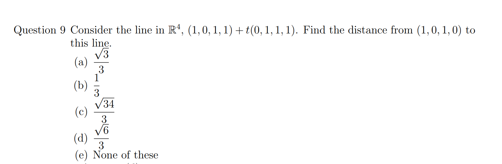 Solved Question 9 ﻿Consider The Line In | Chegg.com