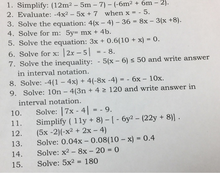 solve 5 m 2 − m − 6 0