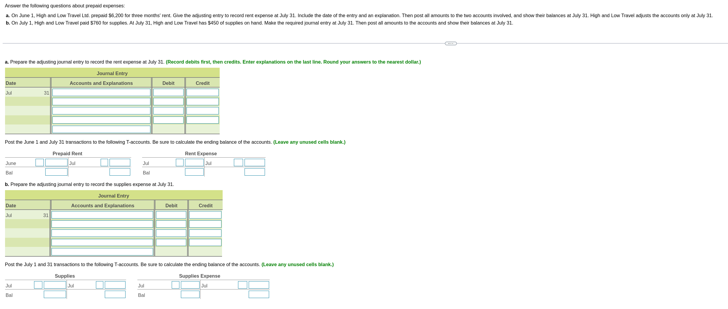 Solved b. Prepare the adjusting journal entry to record the | Chegg.com