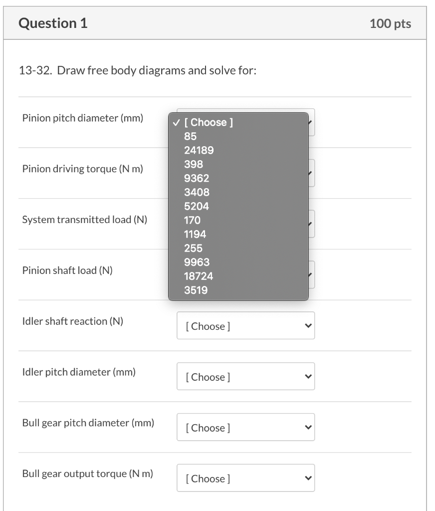 Solved 13-32 Shaft a in the figure has a power input of 75 | Chegg.com