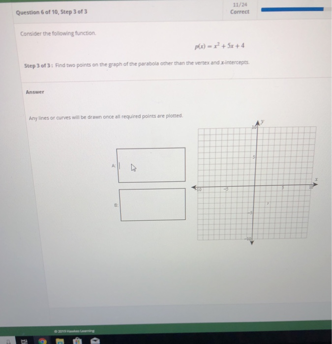 Solved 11/24 Question 6 of 10, Step 3 of 3 Consider the | Chegg.com