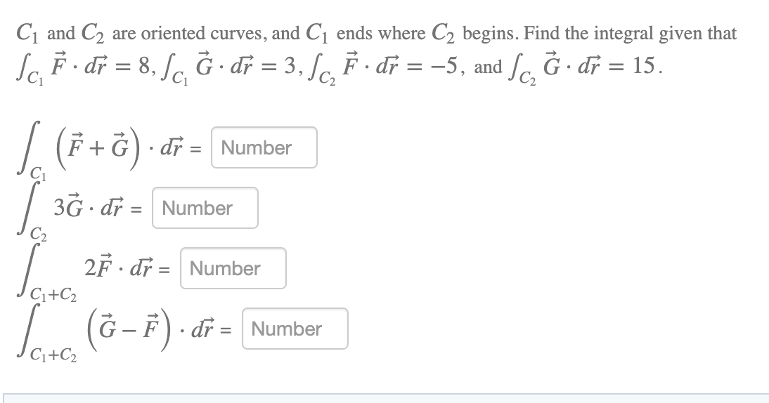 Solved Cị and C2 are oriented curves, and C1 ends where C2 | Chegg.com