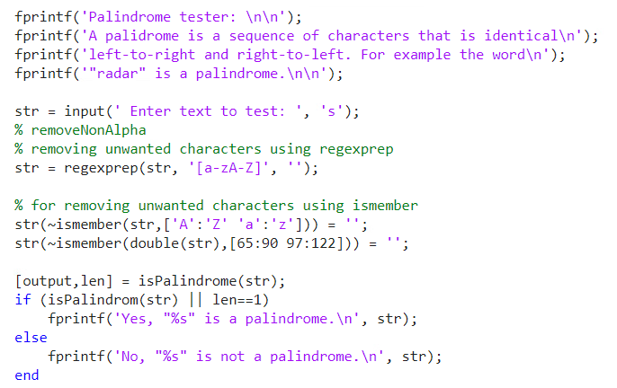 Solved A palindrome is a sequence of characters that is the | Chegg.com