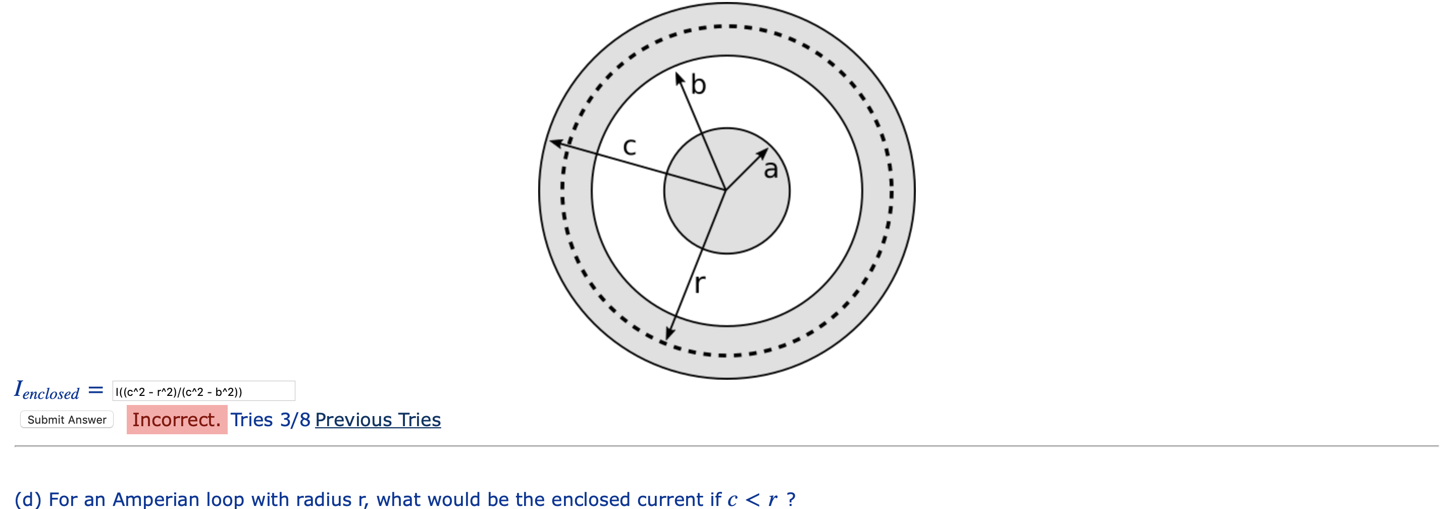 Solved Consider the coaxial cable shown below. Suppose you
