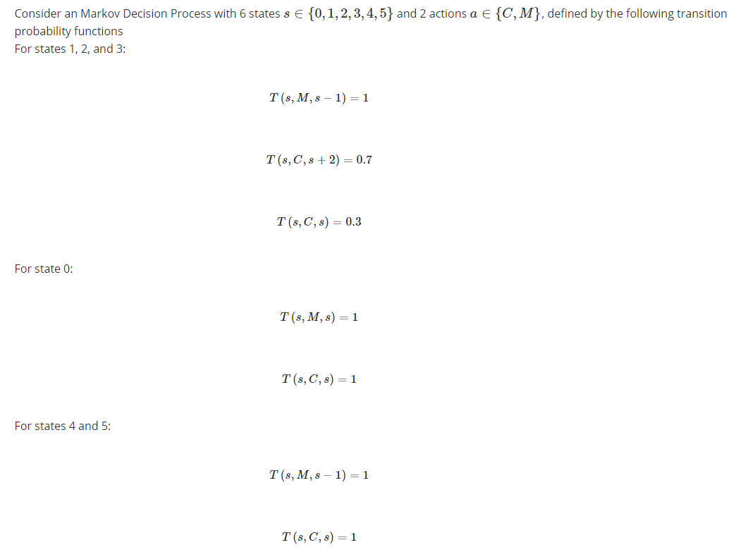 2 Q Value Iteration Consider An Markov Decision P Chegg Com