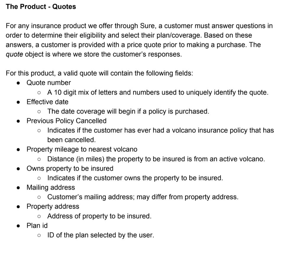 The Product - Quotes For any insurance product we | Chegg.com