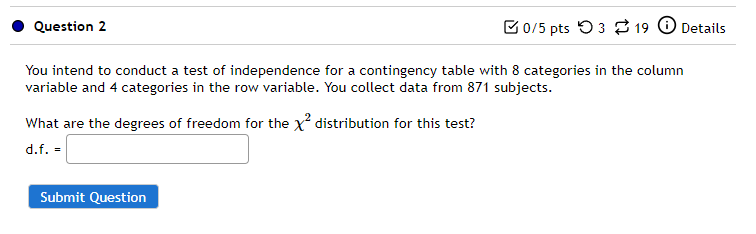 Solved You Intend To Conduct A Test Of Independence For A | Chegg.com