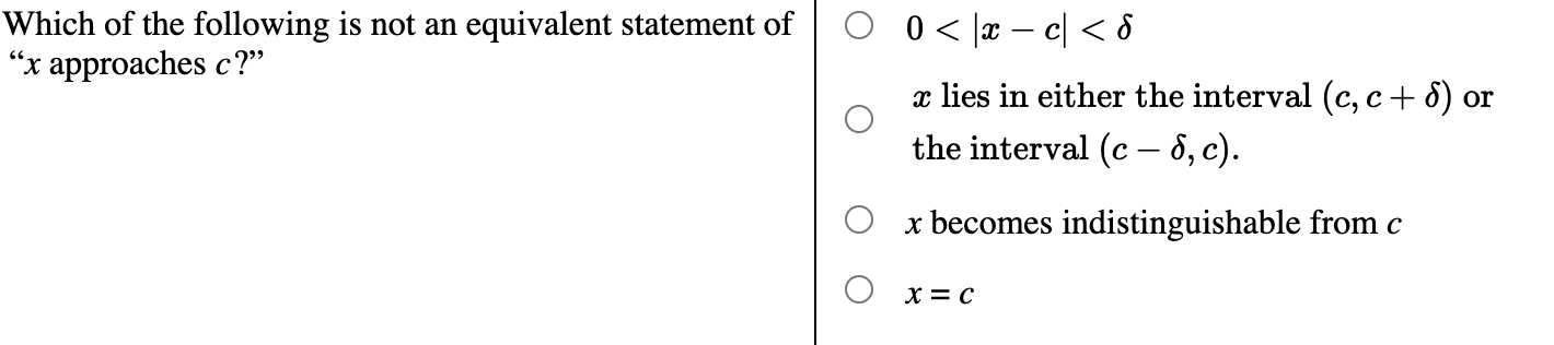 Solved Which of the following is not an equivalent statement | Chegg.com