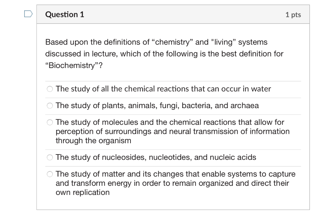 Solved D Question 1 1 Pts Based Upon The Definitions Of | Chegg.com