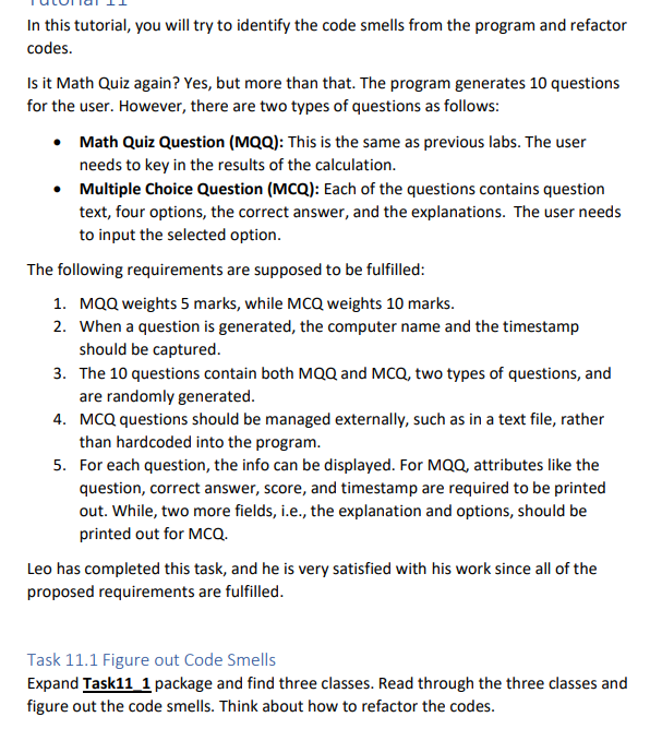 Please help with Java The 3 java codes will be below | Chegg.com