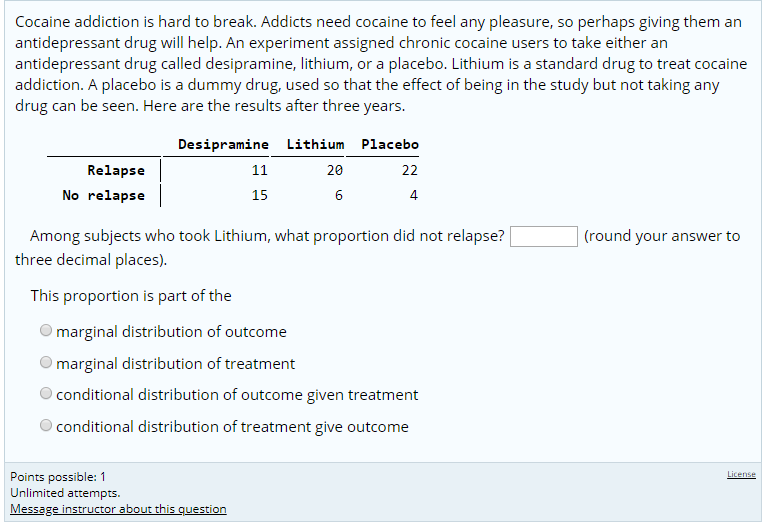 Solved Cocaine Addiction Is Hard To Break. Addicts Need | Chegg.com