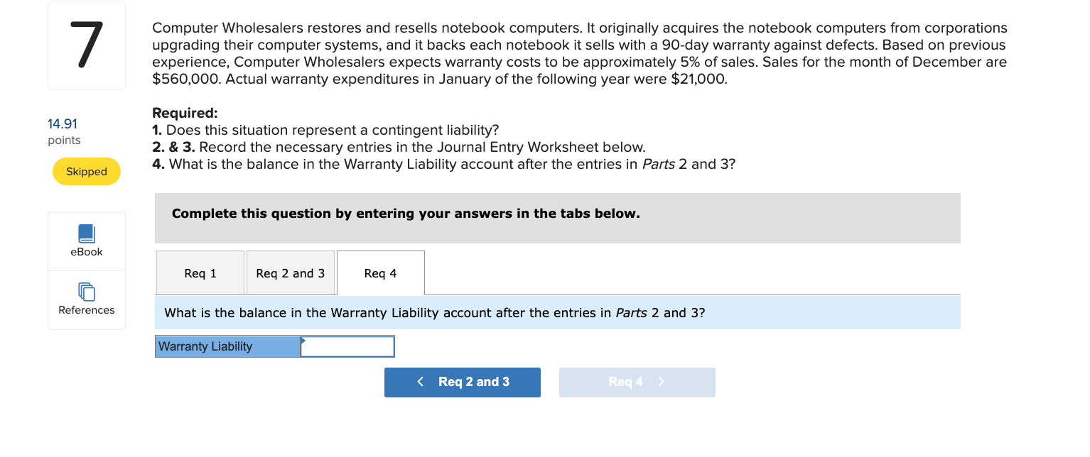 Solved 7 Computer Wholesalers restores and resells notebook