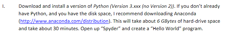 Solved Download and install a version of Python (Version | Chegg.com