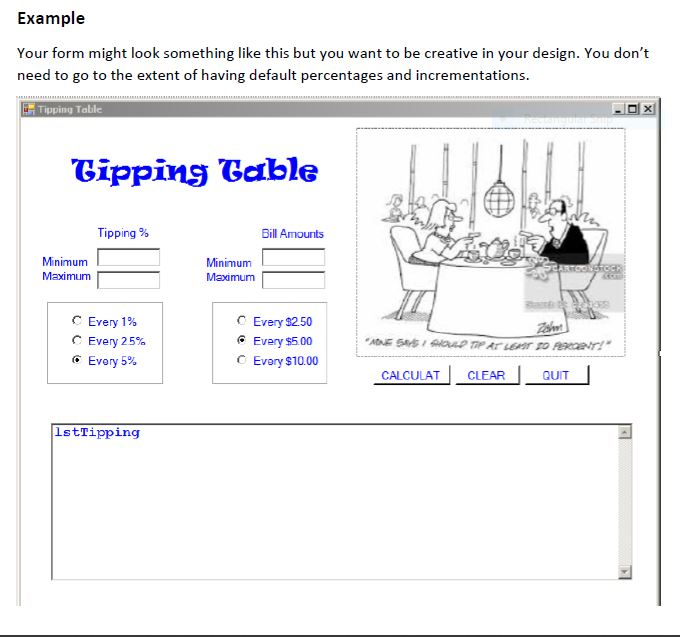 Solved Visual Studio - Windows Form App (C#) - Please make | Chegg.com