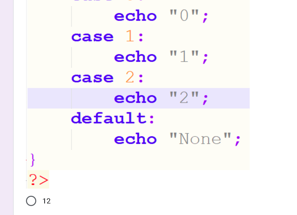 Solved What Will Be The Output Of The Following PHP Code? = | Chegg.com