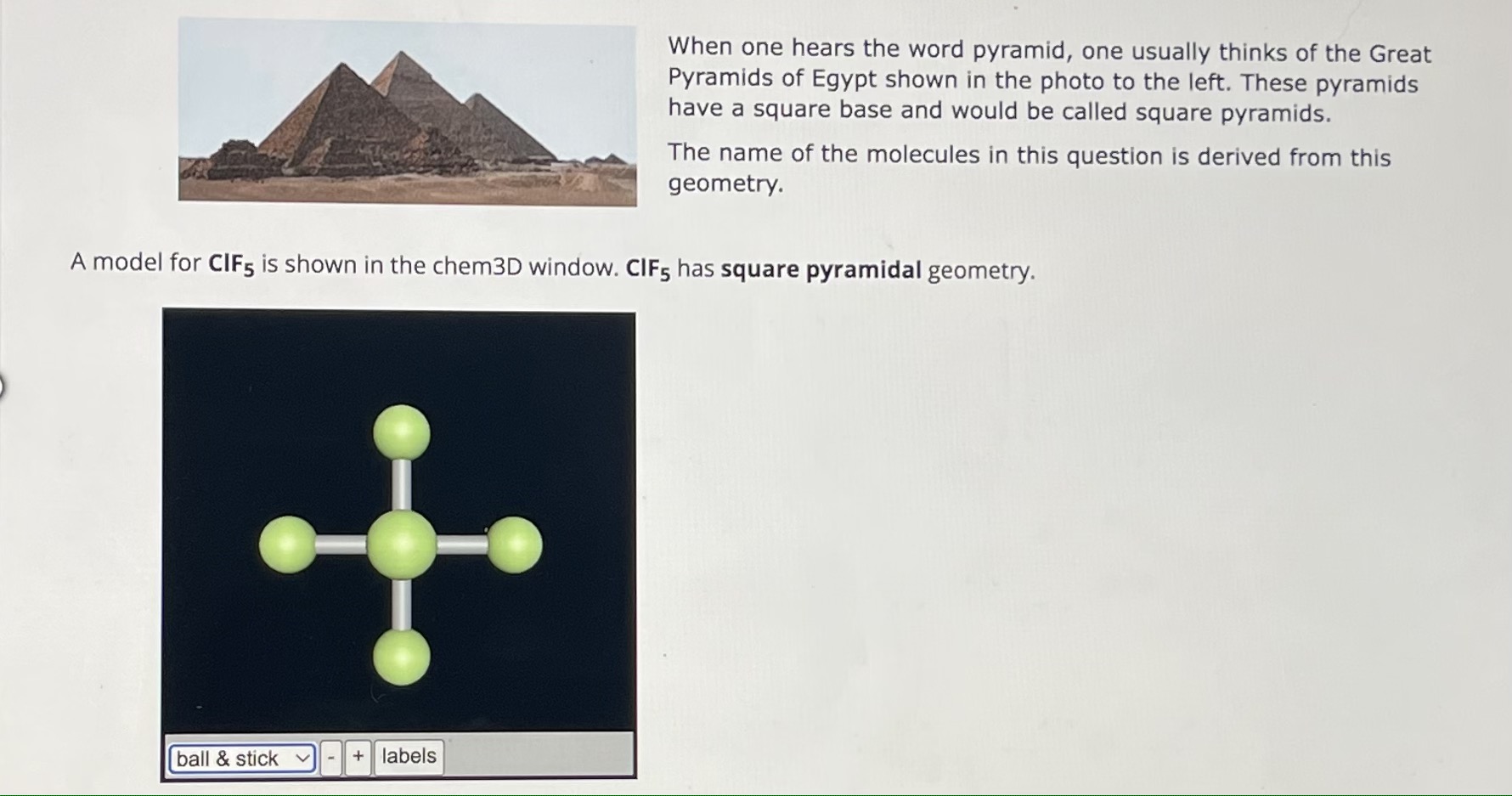 Solved When one hears the word pyramid, one usually thinks | Chegg.com